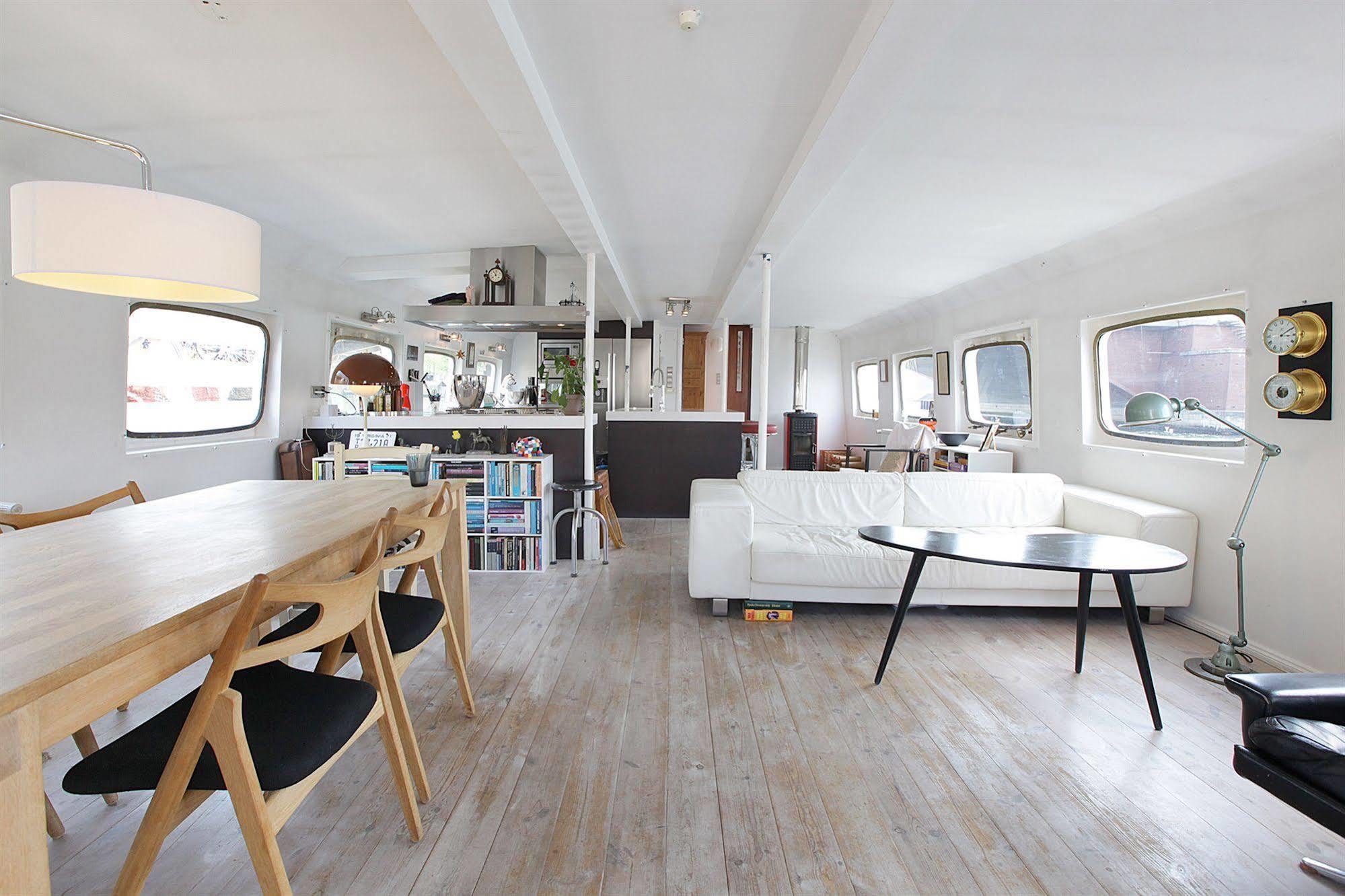 Hotel Copenhagen Houseboat Exterior foto
